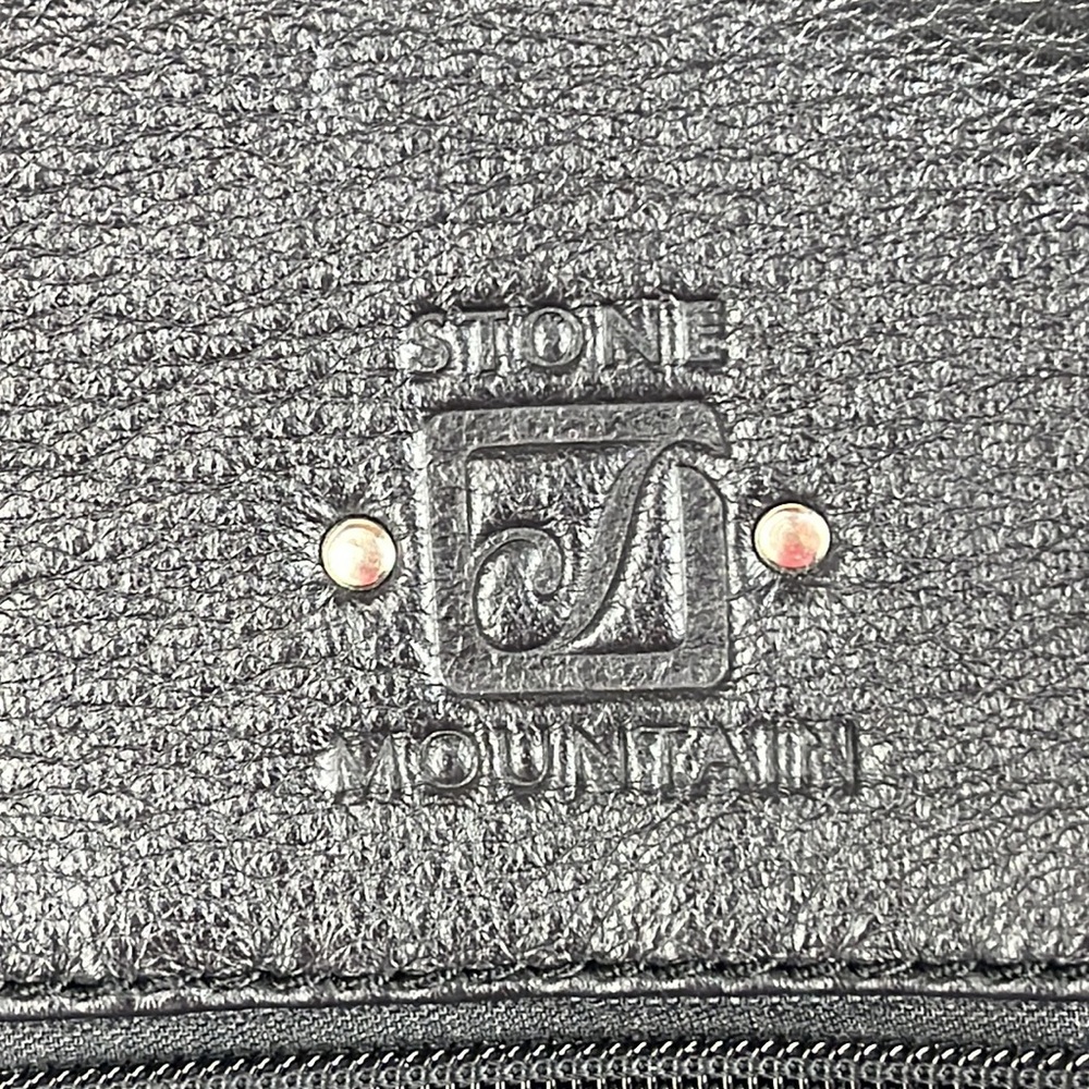 STONE MOUNTAIN BLACK PEBBLE LEATHER CROSSBODY BAG - Picture 4 of 14
